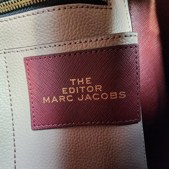 The Marc Jacobs Luxurious Taille Pale Pink Leather Tote Bag - Picture 12 of 16